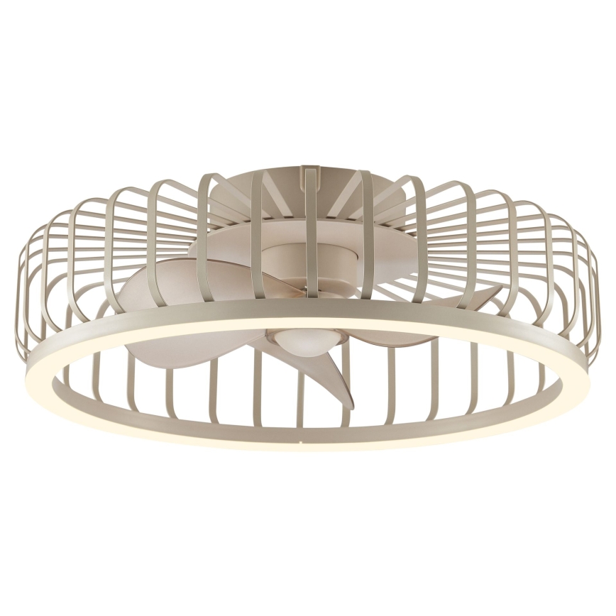 Brilliant - LED dimmējams griestu gaismeklis ar ventilatoru CAPO LED/36W/230V 2700-6500K Ø 48 cm bēšs + tālvadība