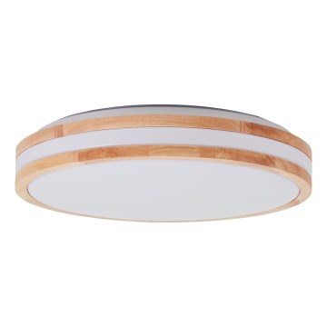 Brilliant - LED griestu gaismeklis LASKOS LED/22W/230V Ø 38 cm kaučuka koks