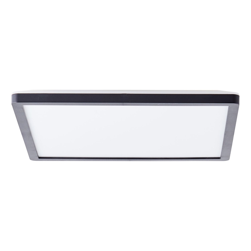 Brilliant - LED griestu gaismeklis MILTON LED/18W/230V 29,3x29,3 cm melns