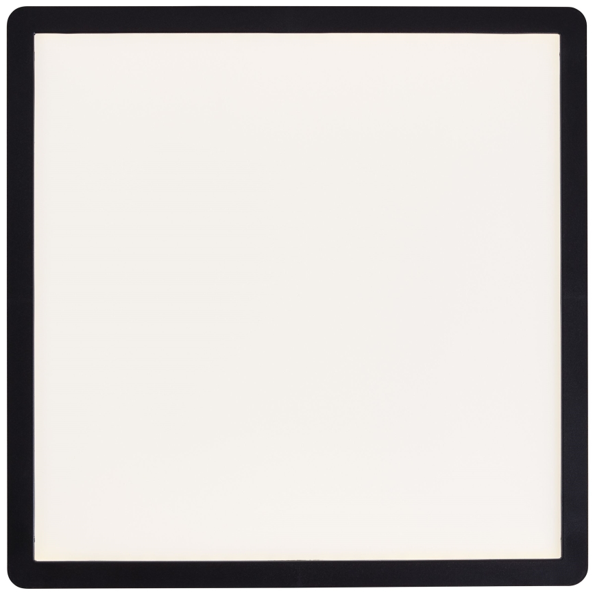 Brilliant - LED griestu gaismeklis MILTON LED/18W/230V 29,3x29,3 cm melns