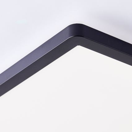 Brilliant - LED griestu gaismeklis MILTON LED/18W/230V 29,3x29,3 cm melns