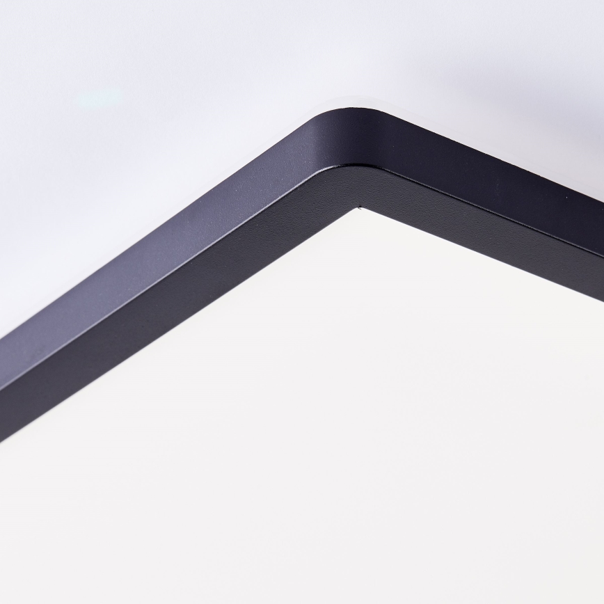 Brilliant - LED griestu gaismeklis MILTON LED/18W/230V 29,3x29,3 cm melns