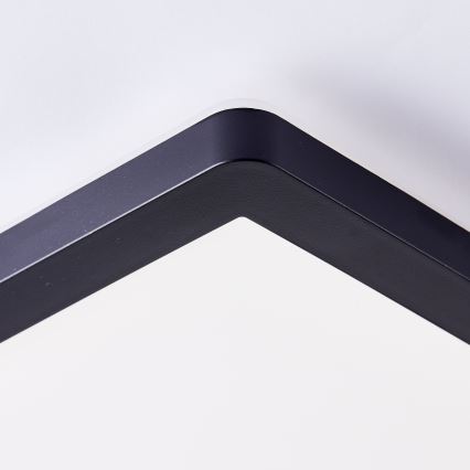 Brilliant - LED griestu gaismeklis MILTON LED/24W/230V 42x42 cm melns
