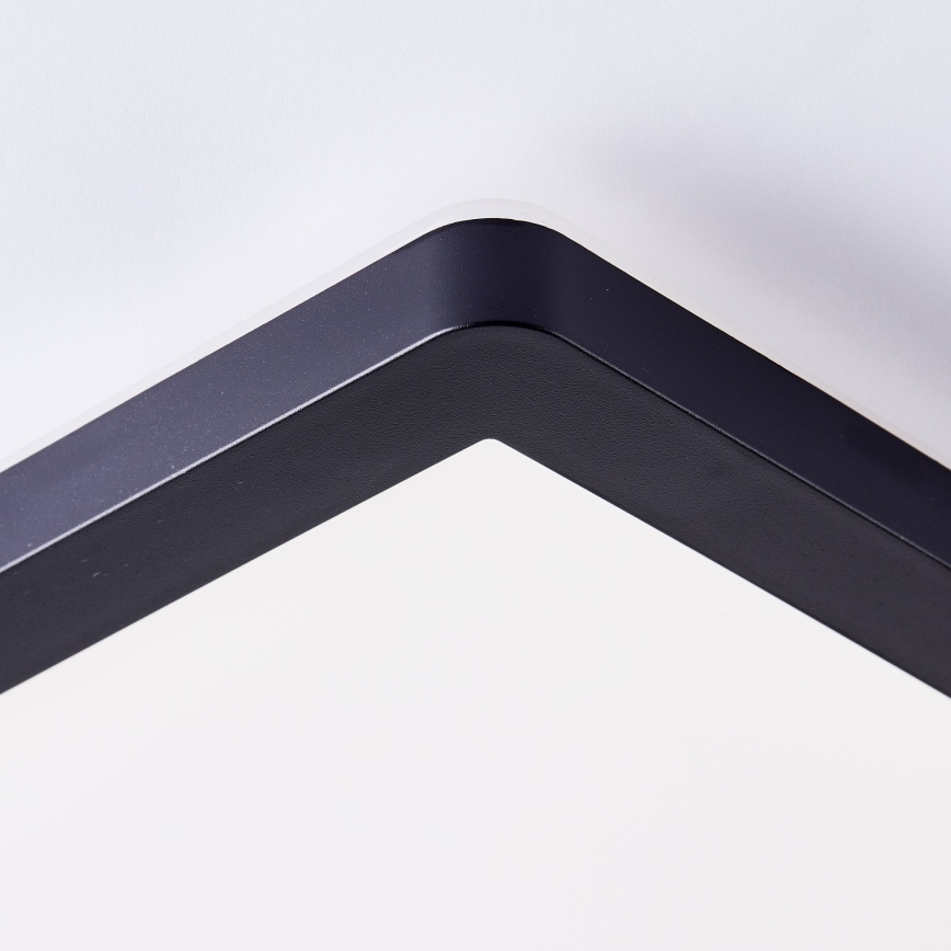 Brilliant - LED griestu gaismeklis MILTON LED/24W/230V 42x42 cm melns
