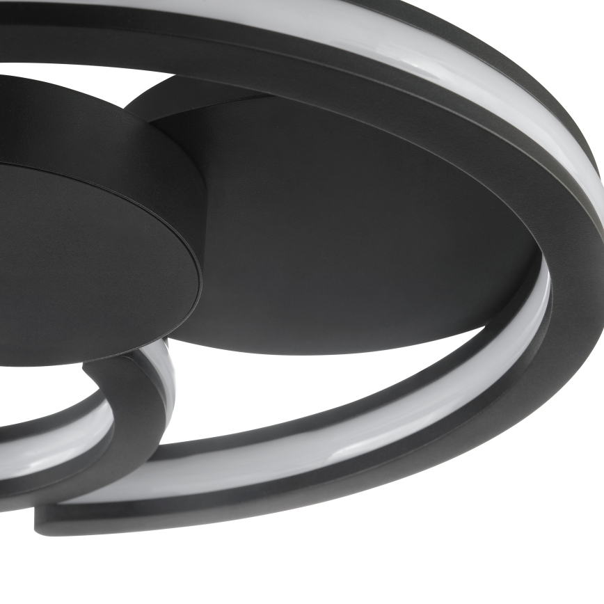 Brilliant - LED griestu lampa REVOLA LED/33W/230V 3000/4000/6500K Ø 40 cm melna