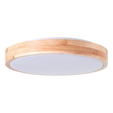 Brilliant - LED griestu gaismeklis SLIMLINE LED/24W/230V Ø 34,5 cm kaučuka koks