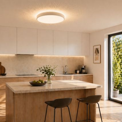 Brilliant - LED griestu gaismeklis SOLISTRA LED/18W/230V Ø 34,5 cm balts