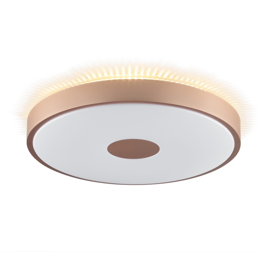 Brilliant - LED griestu gaismeklis TAVIS LED/24W/230V Ø 44,5 cm rozā zelts