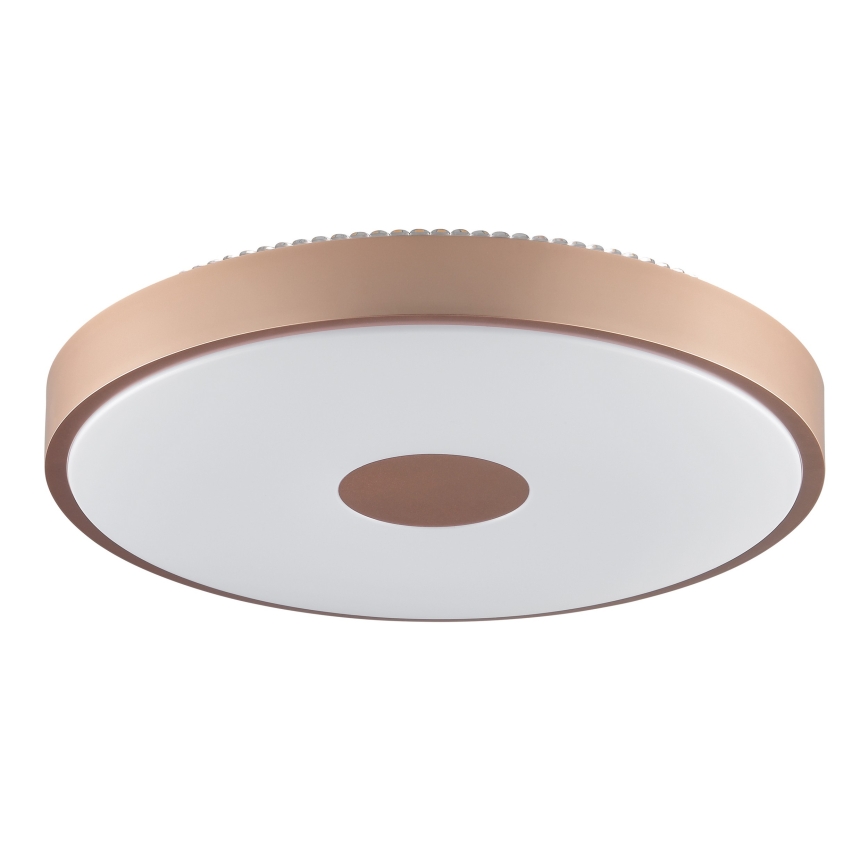 Brilliant - LED griestu gaismeklis TAVIS LED/24W/230V Ø 44,5 cm rozā zelts