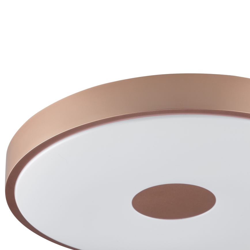 Brilliant - LED griestu gaismeklis TAVIS LED/24W/230V Ø 44,5 cm rozā zelts