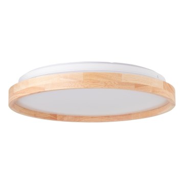 Brilliant - LED Griestu lampa ALSON LED/26W/230V 3000/4500K d. 39,5 cm gumijkoks - FSC sertificēts