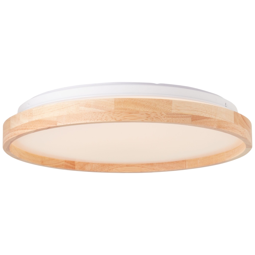 Brilliant - LED Griestu lampa ALSON LED/26W/230V 3000/4500K d. 39,5 cm gumijkoks - FSC sertificēts