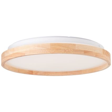 Brilliant - LED Griestu lampa ALSON LED/26W/230V 3000/4500K d. 39,5 cm gumijkoks - FSC sertificēts