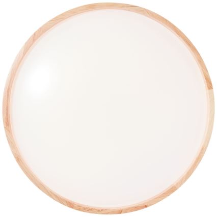 Brilliant - LED Griestu lampa ALSON LED/26W/230V 3000/4500K d. 39,5 cm gumijkoks - FSC sertificēts