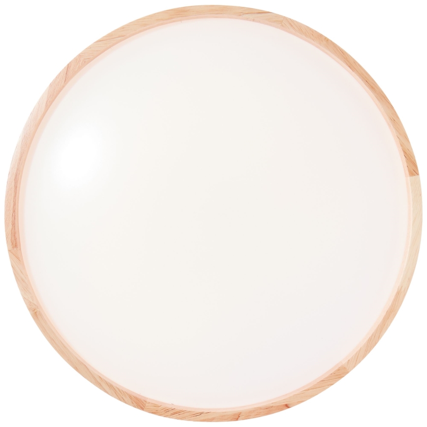 Brilliant - LED Griestu lampa ALSON LED/26W/230V 3000/4500K d. 39,5 cm gumijkoks - FSC sertificēts