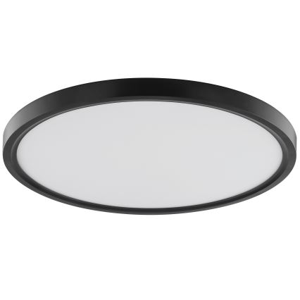 Brilliant - LED griestu lampa ar kustības un krēslas sensoru GALO LED/26W/230V Ø 40 cm melna