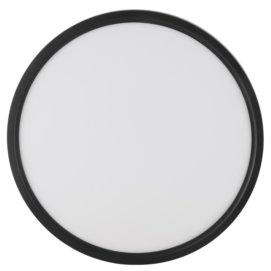 Brilliant - LED griestu lampa ar kustības un krēslas sensoru GALO LED/26W/230V Ø 40 cm melna