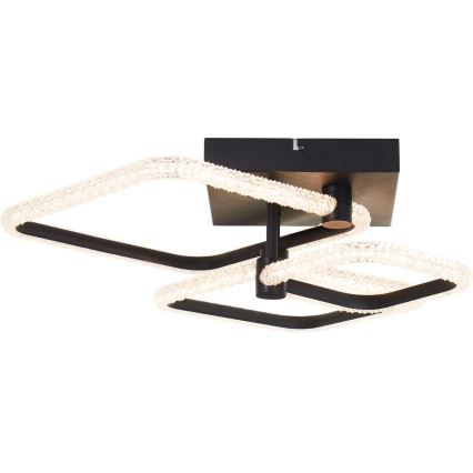 Brilliant - LED griestu lampa AYDIN LED/30W/230V 3000-6500K melnā + tālvadības pults