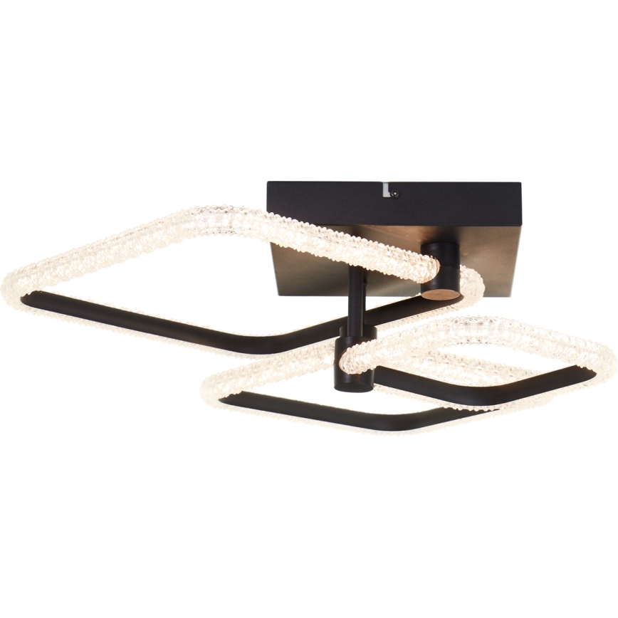 Brilliant - LED griestu lampa AYDIN LED/30W/230V 3000-6500K melnā + tālvadības pults