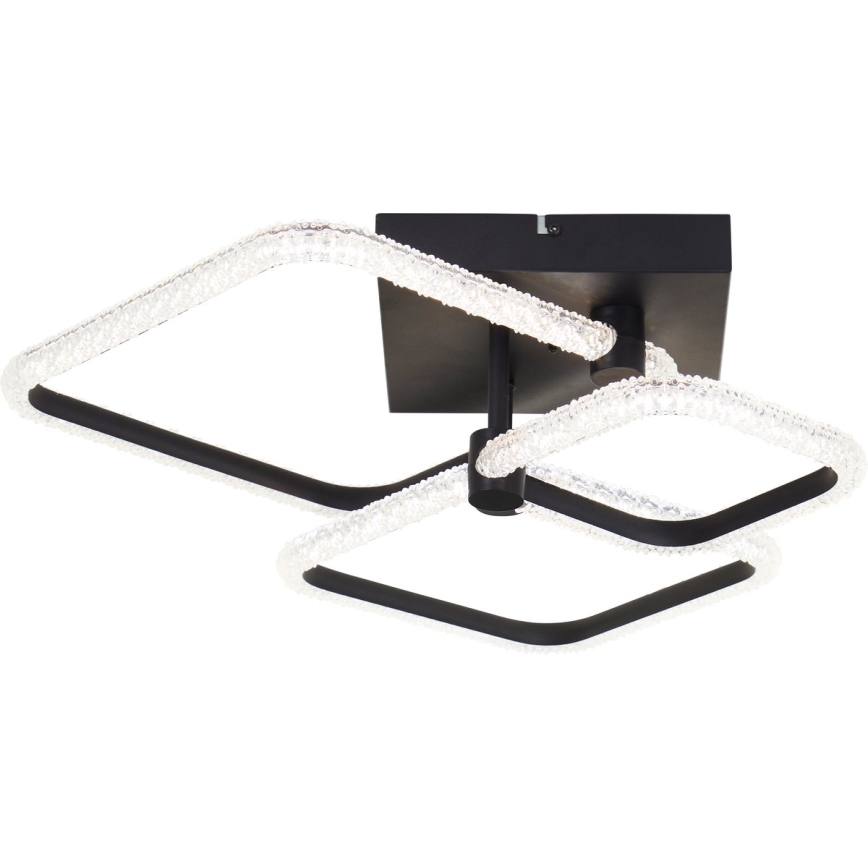 Brilliant - LED griestu lampa AYDIN LED/30W/230V 3000-6500K melnā + tālvadības pults