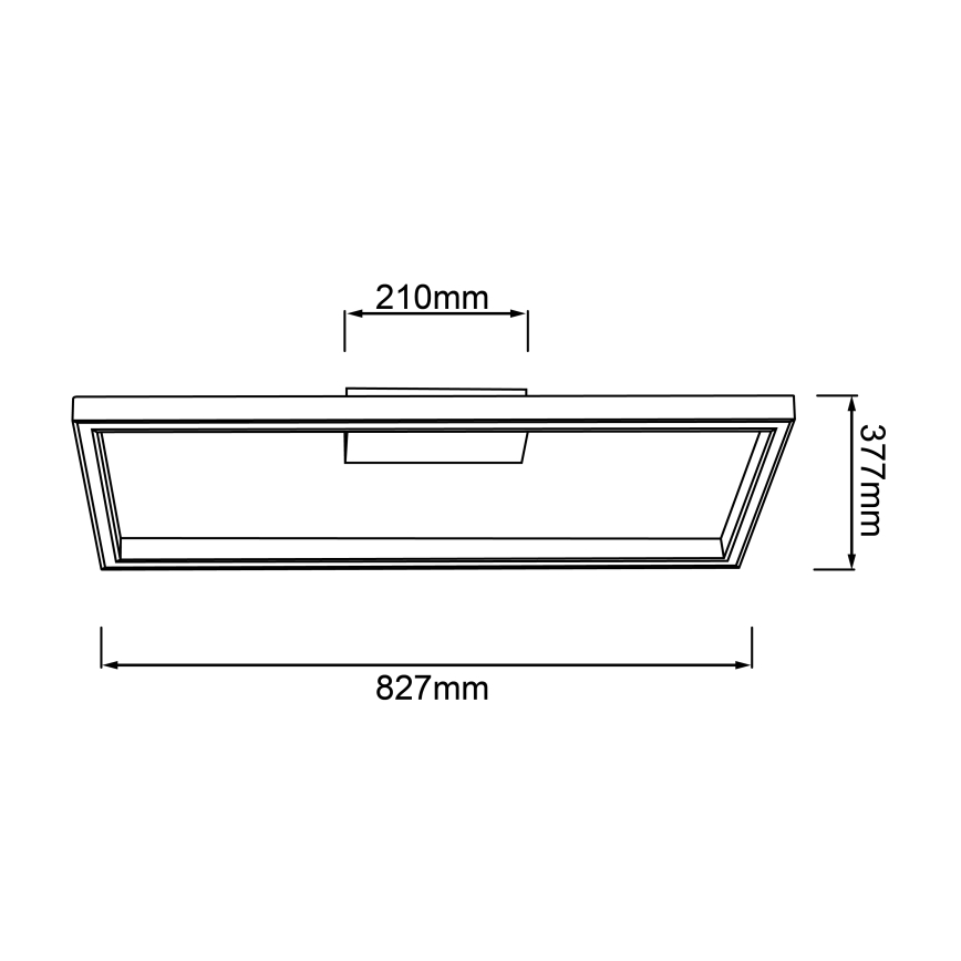 Brilliant - LED Griestu lampa DELGROSSO LED/24W/230V 3000K ozols
