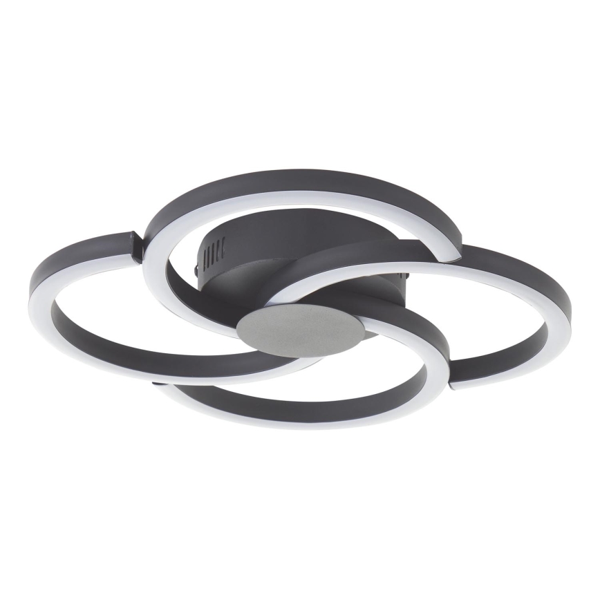 Brilliant - LED Griestu lampa FICO LED/22W/230V d. 34 cm melna