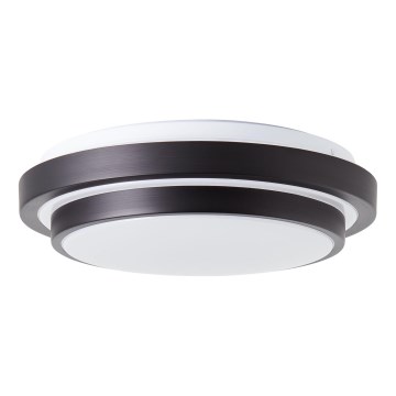 Brilliant - LED Griestu lampa MALMÖ LED/12W/230V 3000K d. 34,5 cm melna