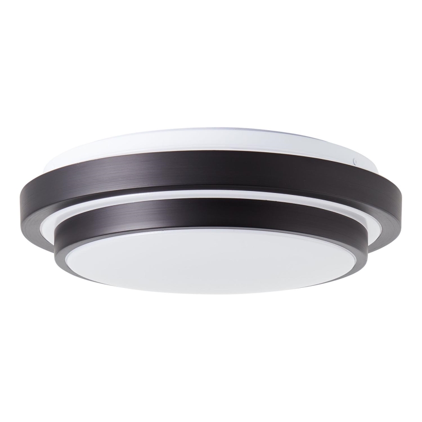 Brilliant - LED Griestu lampa MALMÖ LED/12W/230V 3000K d. 34,5 cm melna