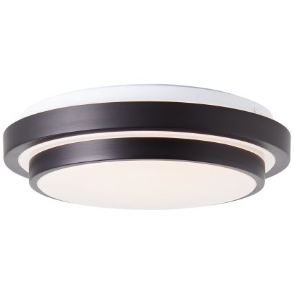 Brilliant - LED Griestu lampa MALMÖ LED/12W/230V 3000K d. 34,5 cm melna