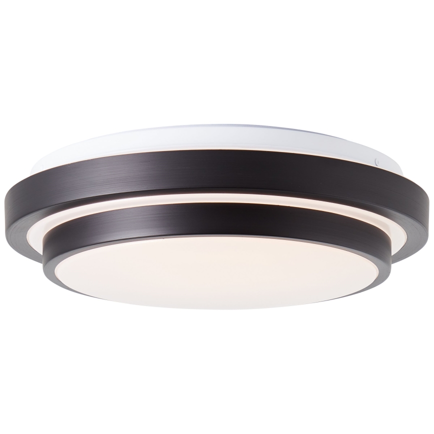 Brilliant - LED Griestu lampa MALMÖ LED/12W/230V 3000K d. 34,5 cm melna