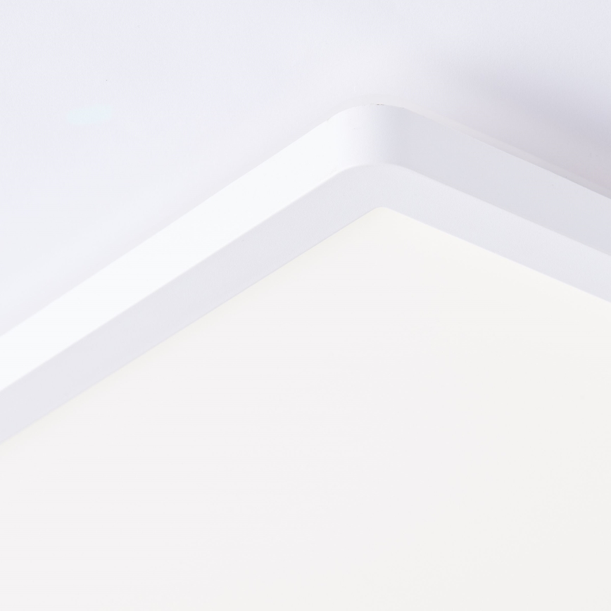 Brilliant - LED griestu lampa MILTON LED/18W/230V 29,3x29,3 cm balta
