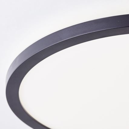 Brilliant - LED griestu lampa MILTON LED/18W/230V Ø 29,3 cm melna