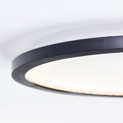 Brilliant - LED Griestu lampa MOSAKO LED/16W/230V 3000K d. 25 cm melna