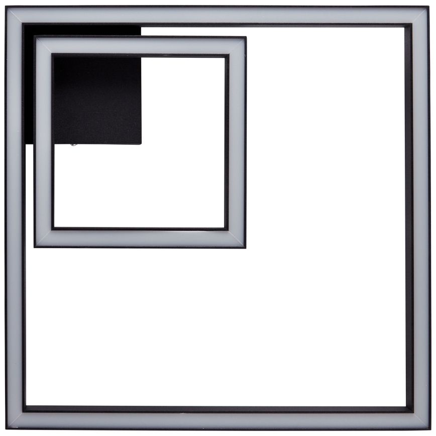 Brilliant - LED Griestu lampa QUON LED/24W/230V 3000K 40x40 cm melna