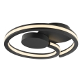 Brilliant - LED griestu lampa REVOLA LED/33W/230V 3000/4000/6500K Ø 40 cm melna
