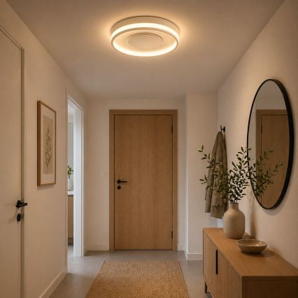 Brilliant - LED griestu gaismeklis REVOLA LED/33W/230V 3000/4000/6500K Ø 40 cm bēšs