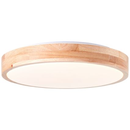 Brilliant - LED Griestu lampa SLIMLINE LED/14W/230V 3000/4000K gumijkoks - FSC sertificēts