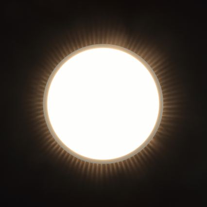 Brilliant - LED griestu lampa SOLISTRA LED/18W/230V Ø 34,5 cm bēša