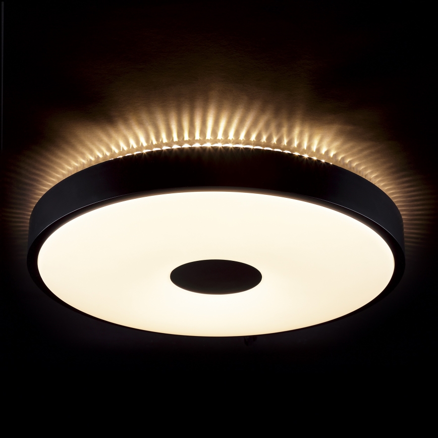 Brilliant - LED griestu lampa TAVIS LED/24W/230V Ø 44,5 cm melna