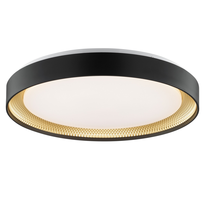 Brilliant - Regulējams LED griestu gaismeklis WALDO LED/36W/230V 3000-6500K diametrs 48,5 cm melns/zelts + tālvadības pults