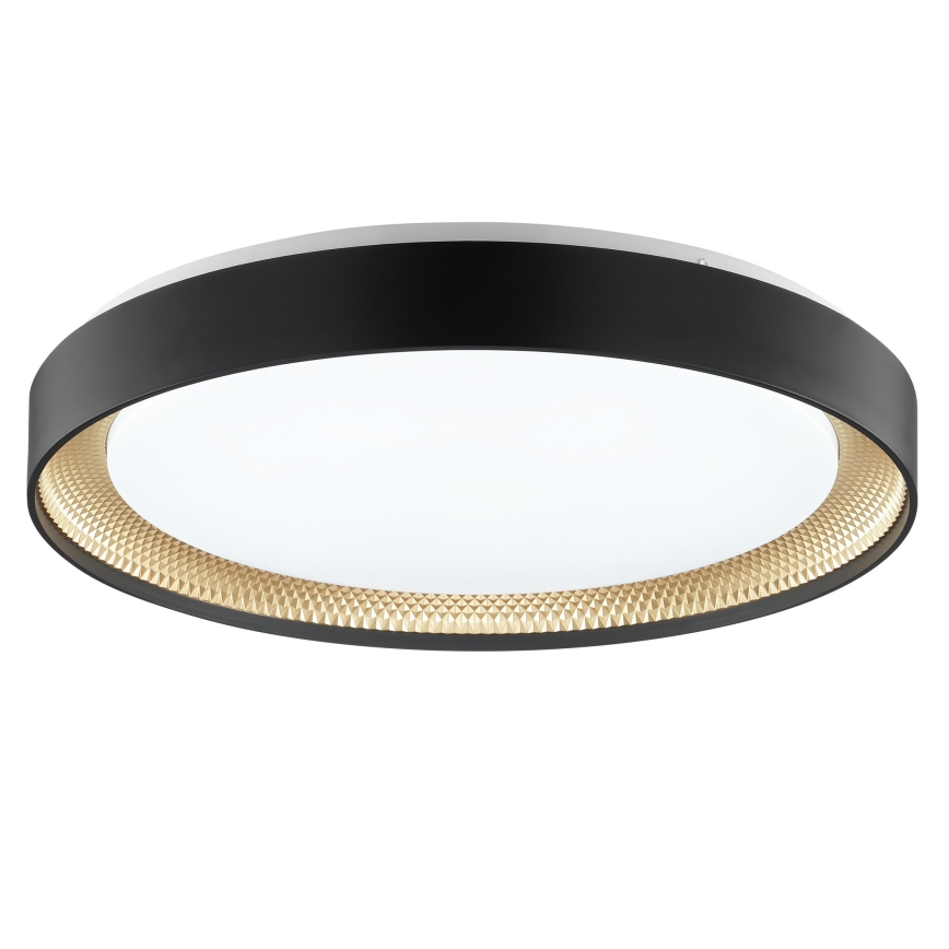Brilliant - Regulējams LED griestu gaismeklis WALDO LED/36W/230V 3000-6500K diametrs 48,5 cm melns/zelts + tālvadības pults