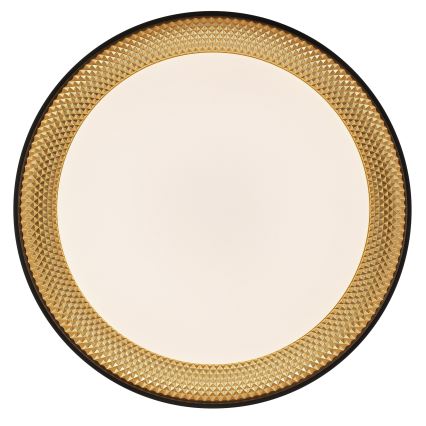 Brilliant - Regulējams LED griestu gaismeklis WALDO LED/36W/230V 3000-6500K diametrs 48,5 cm melns/zelts + tālvadības pults