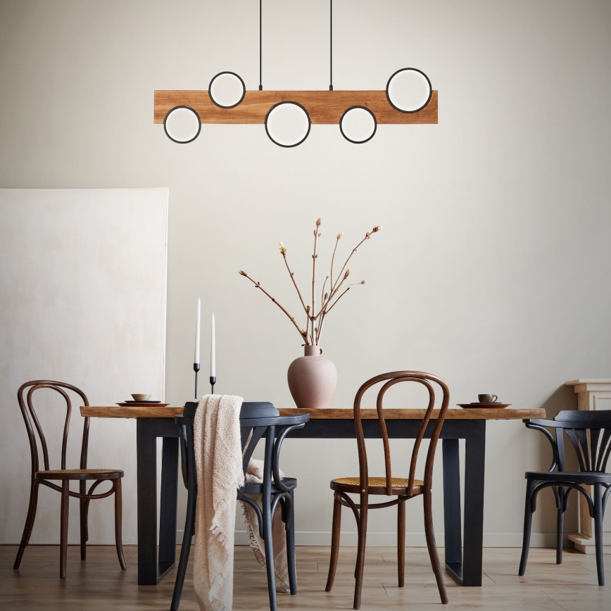 Brilliant - LED Lustra ar auklu CHEESY LED/34W/230V priede