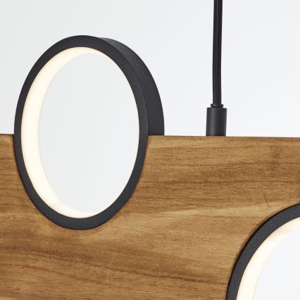 Brilliant - LED Lustra ar auklu CHEESY LED/34W/230V priede