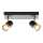 Brilliant - LED punktveida gaismeklis VIGOLO 2xGU10/5W/230V melns/zelts