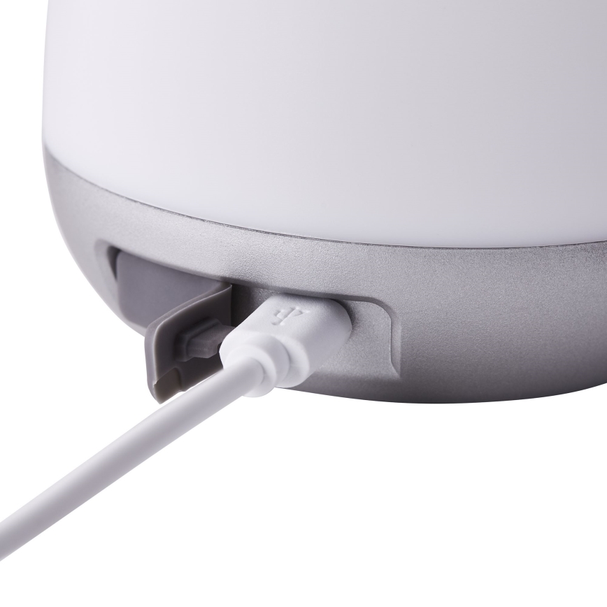 Brilliant - LED regulējama āra galda lampa GEMMA LED/1,9W/5V 1800 mAh IP44 balta