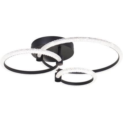 Brilliant - LED Regulējama griestu lampa AYDIN LED/34W/230V 3000-6500K melna + tālvadības pults