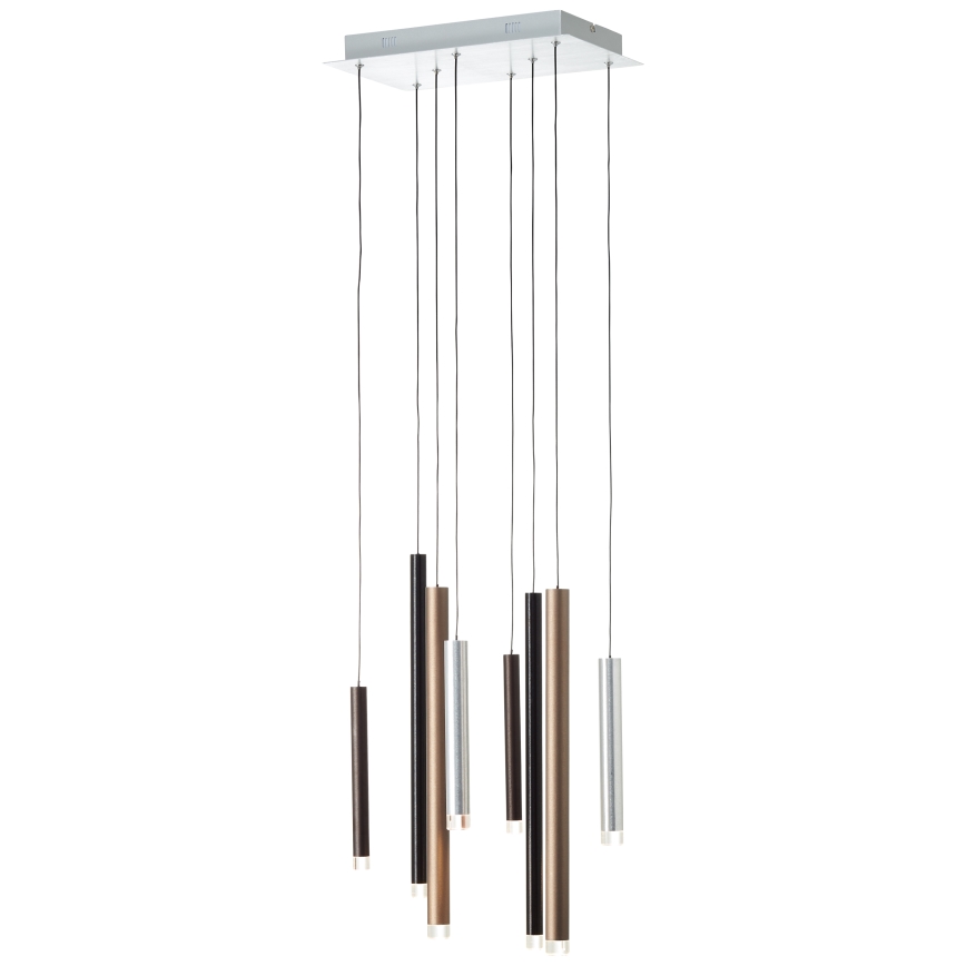 Brilliant - karājoša LED lampa ar regulējamu spilgtumu CEMBALO LED/32W/230V matēts hroms/melns/brūns