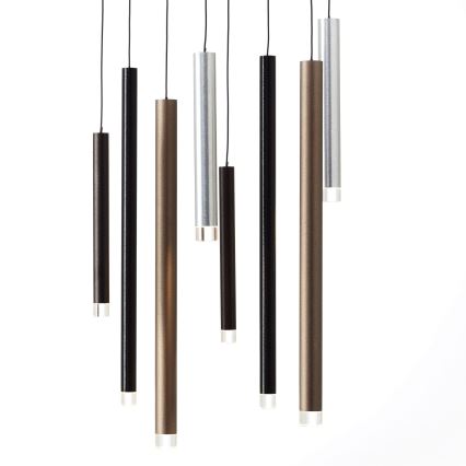 Brilliant - karājoša LED lampa ar regulējamu spilgtumu CEMBALO LED/32W/230V matēts hroms/melns/brūns