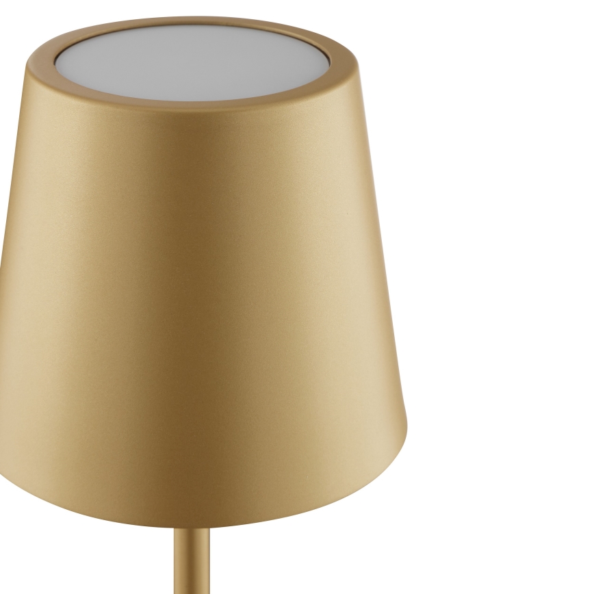 Brilliant - LED aptumšojama uzlādējama skārienjūtīga āra galda lampa ELORA LED/2,5W/5V 2700K 2600 mAh IP44 zelta